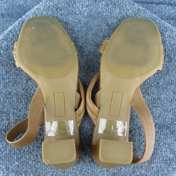 Caslon Lenynn Women Slide Sandal Shoes Brown Leather Size 8.5‎ Medium - Picture 7 of 9